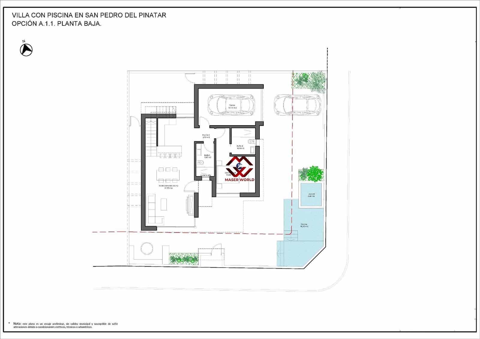 4 bedroom Villa for sale in San Pedro del Pinatar with pool garage - € 890,000 (Ref: 9927340)