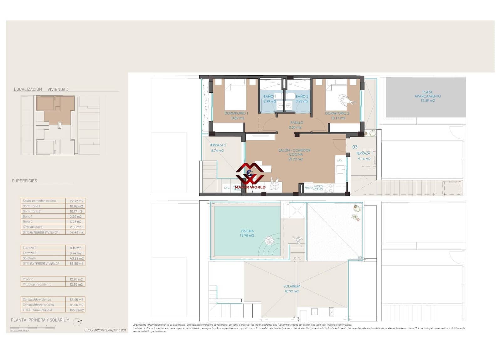 2 bedroom Bungalow for sale in San Pedro del Pinatar with pool garage - € 309,900 (Ref: 9927342)