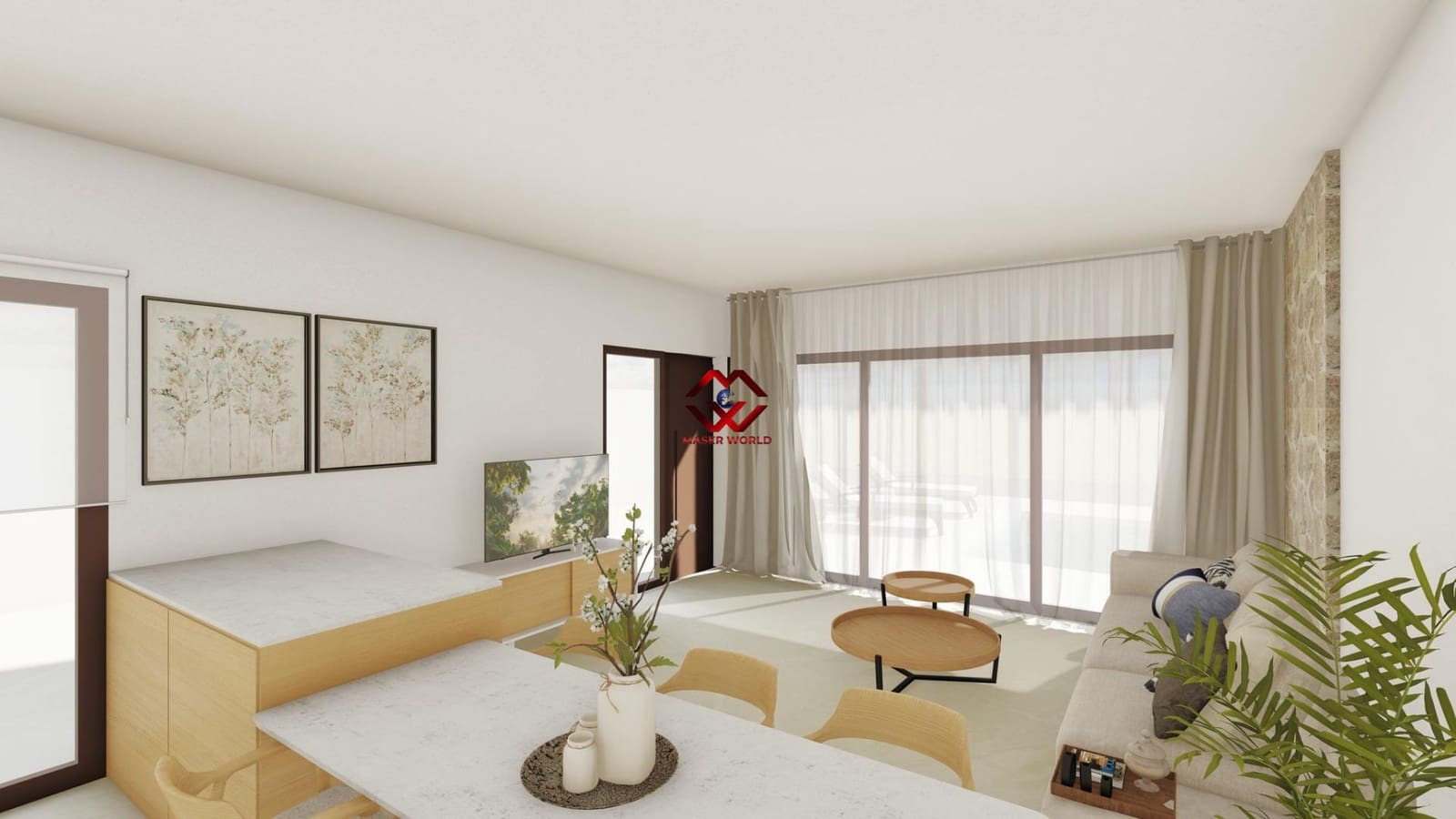 3 soveværelse Villa til salg i Santiago de la Ribera med swimmingpool garage - € 376.500 (Ref: 9927345)