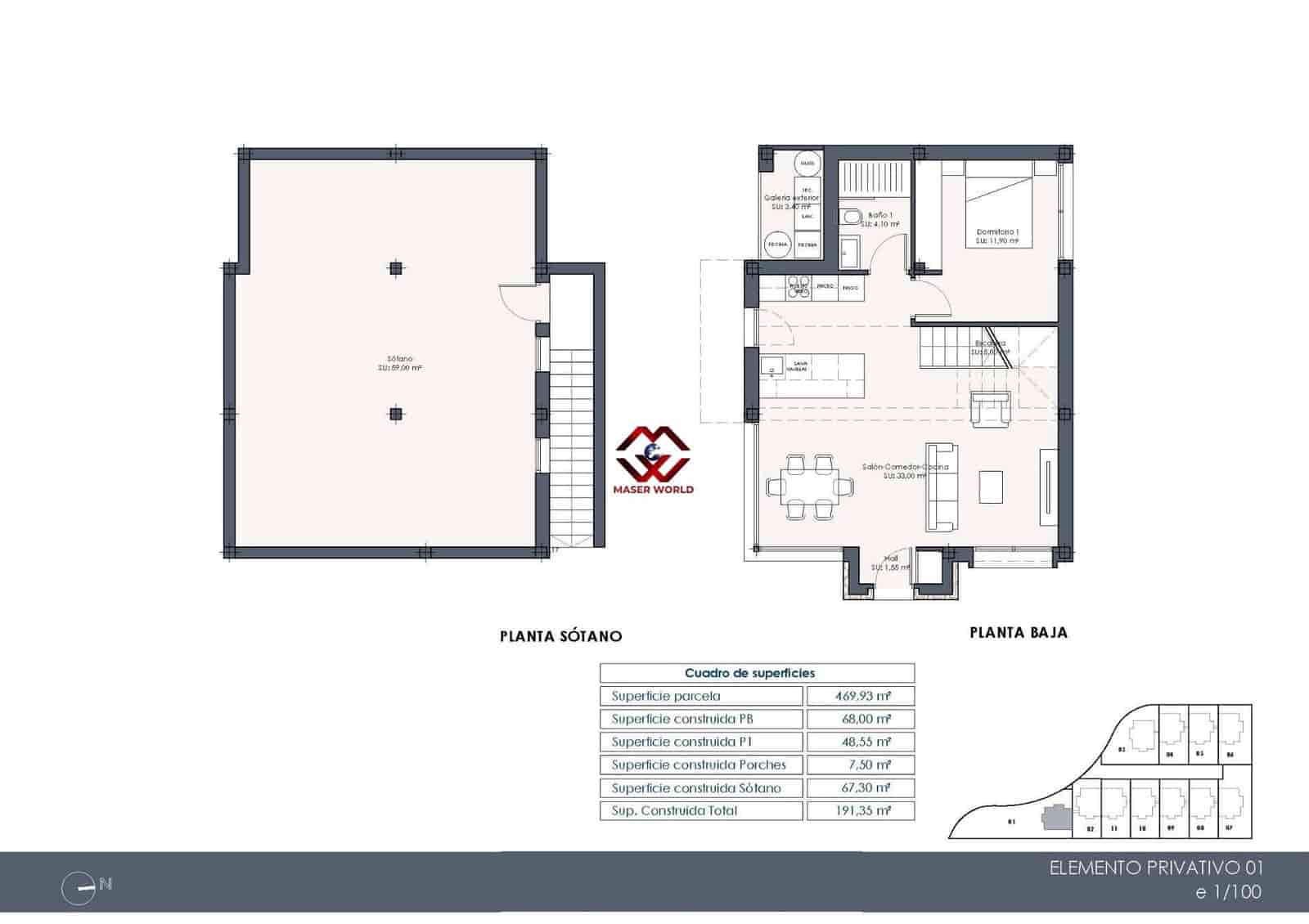 5 quarto Moradia para venda em Los Montesinos com piscina garagem - 780 000 € (Ref: 9955114)