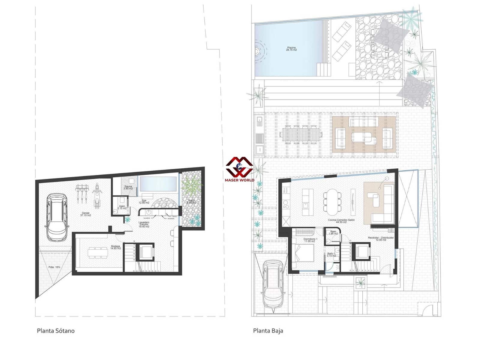 3 sypialnia Willa na sprzedaż w Cala Flores z basenem garażem - 2 600 000 € (Ref: 9955116)