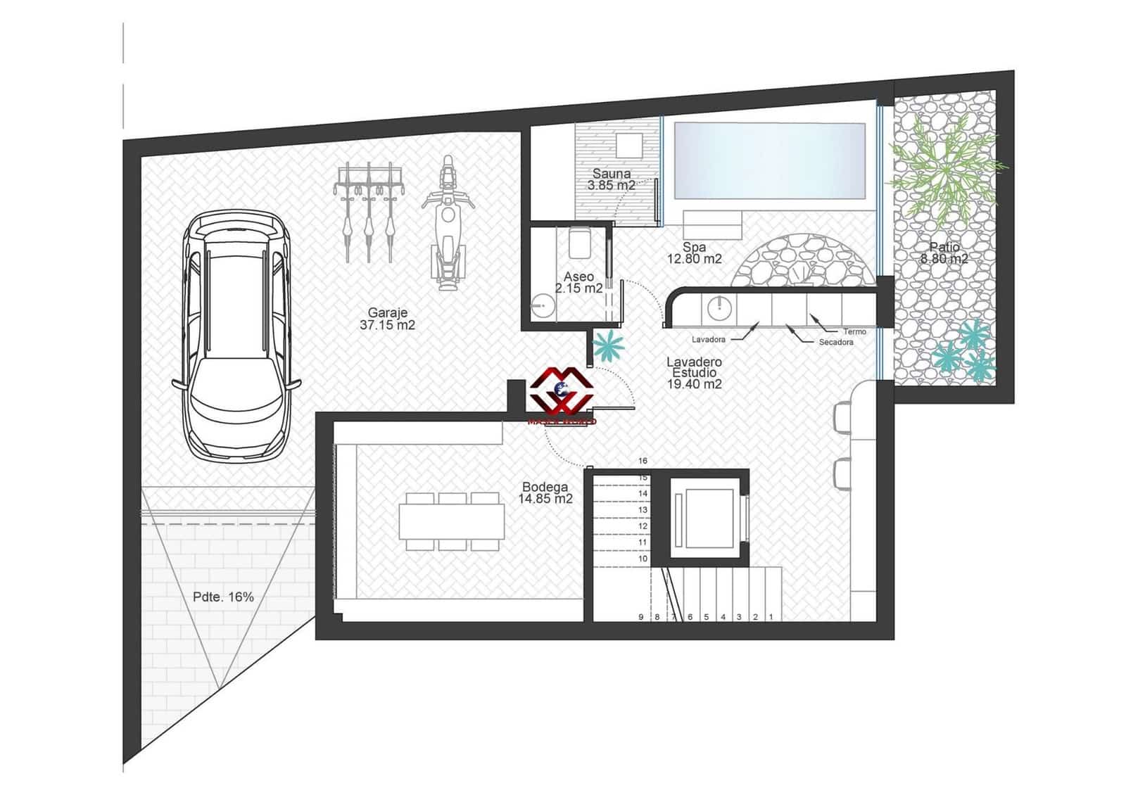 3 sypialnia Willa na sprzedaż w Cala Flores z basenem garażem - 2 600 000 € (Ref: 9955116)