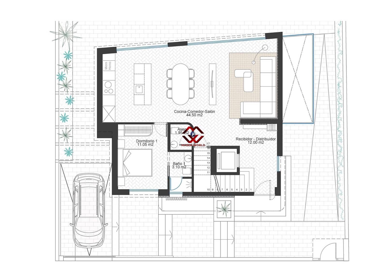 3 sypialnia Willa na sprzedaż w Cala Flores z basenem garażem - 2 600 000 € (Ref: 9955116)