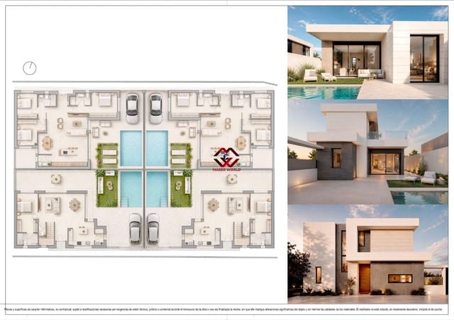 3 bedroom Villa for sale in Pilar de la Horadada with pool garage - € 475,000 (Ref: 9955119)