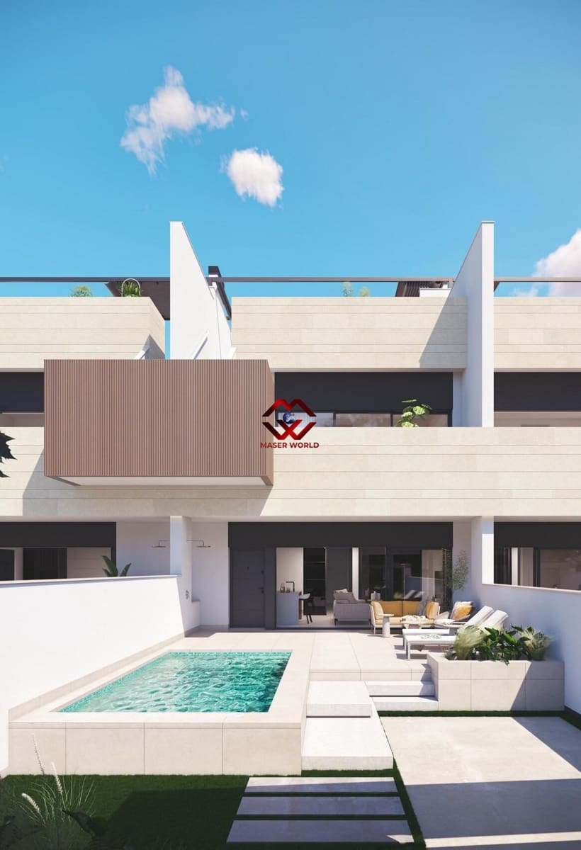 3 soverom Bungalow til salgs i Pilar de la Horadada med svømmebasseng garasje - € 434 000 (Ref: 9978775)