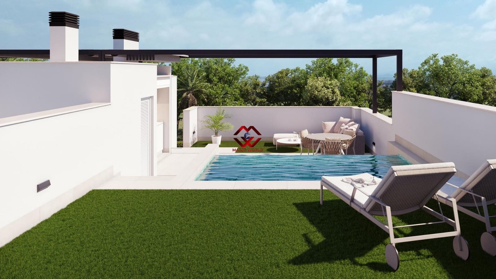 3 soverom Bungalow til salgs i Pilar de la Horadada med svømmebasseng garasje - € 434 000 (Ref: 9978775)