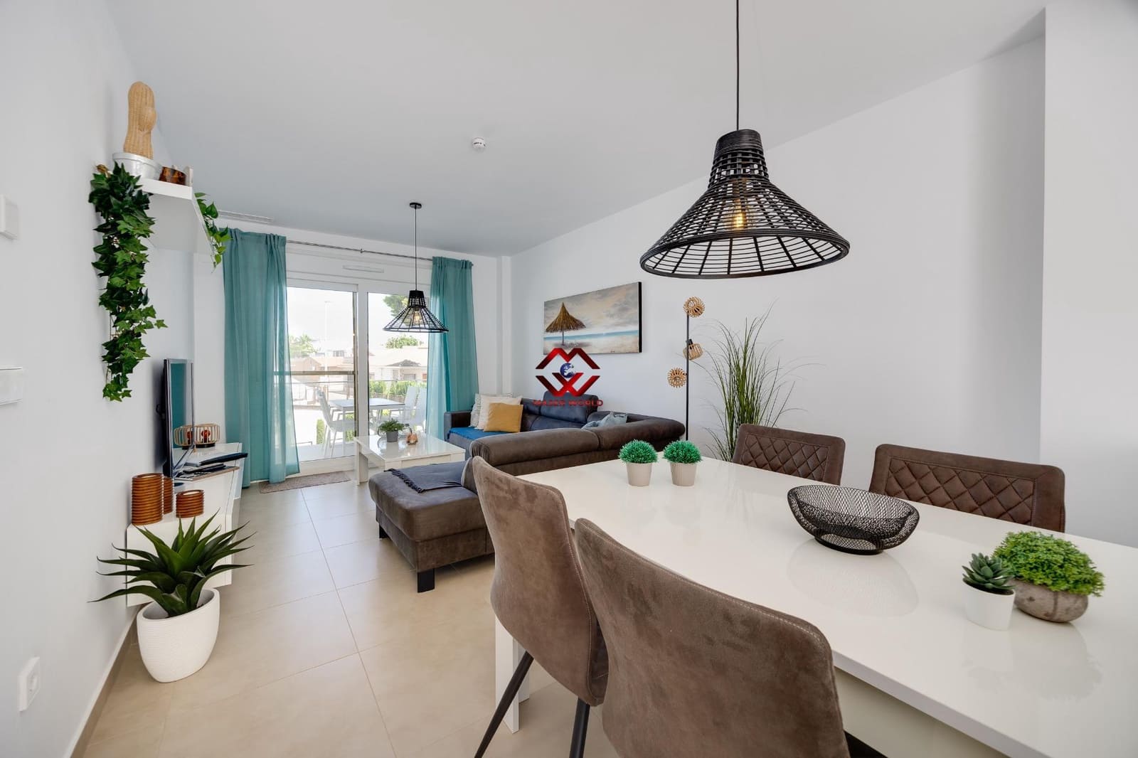 2 sypialnia Apartament na sprzedaż w Pilar de la Horadada z basenem garażem - 259 950 € (Ref: 9982937)