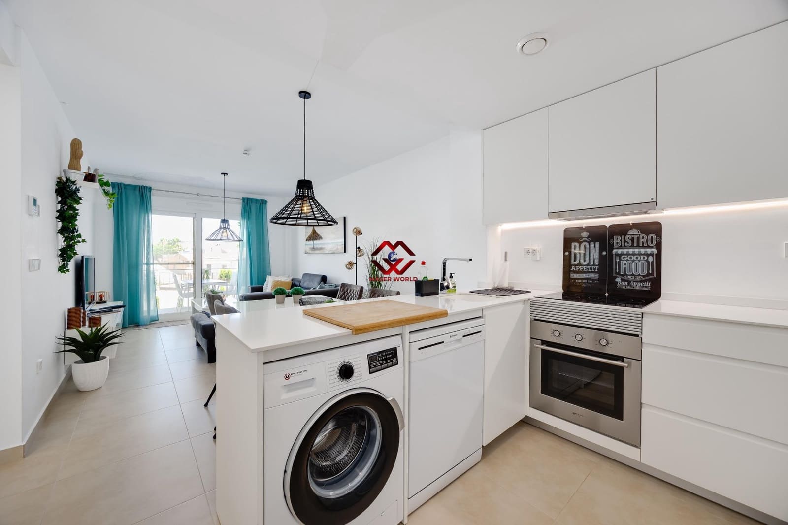 2 sypialnia Apartament na sprzedaż w Pilar de la Horadada z basenem garażem - 259 950 € (Ref: 9982937)