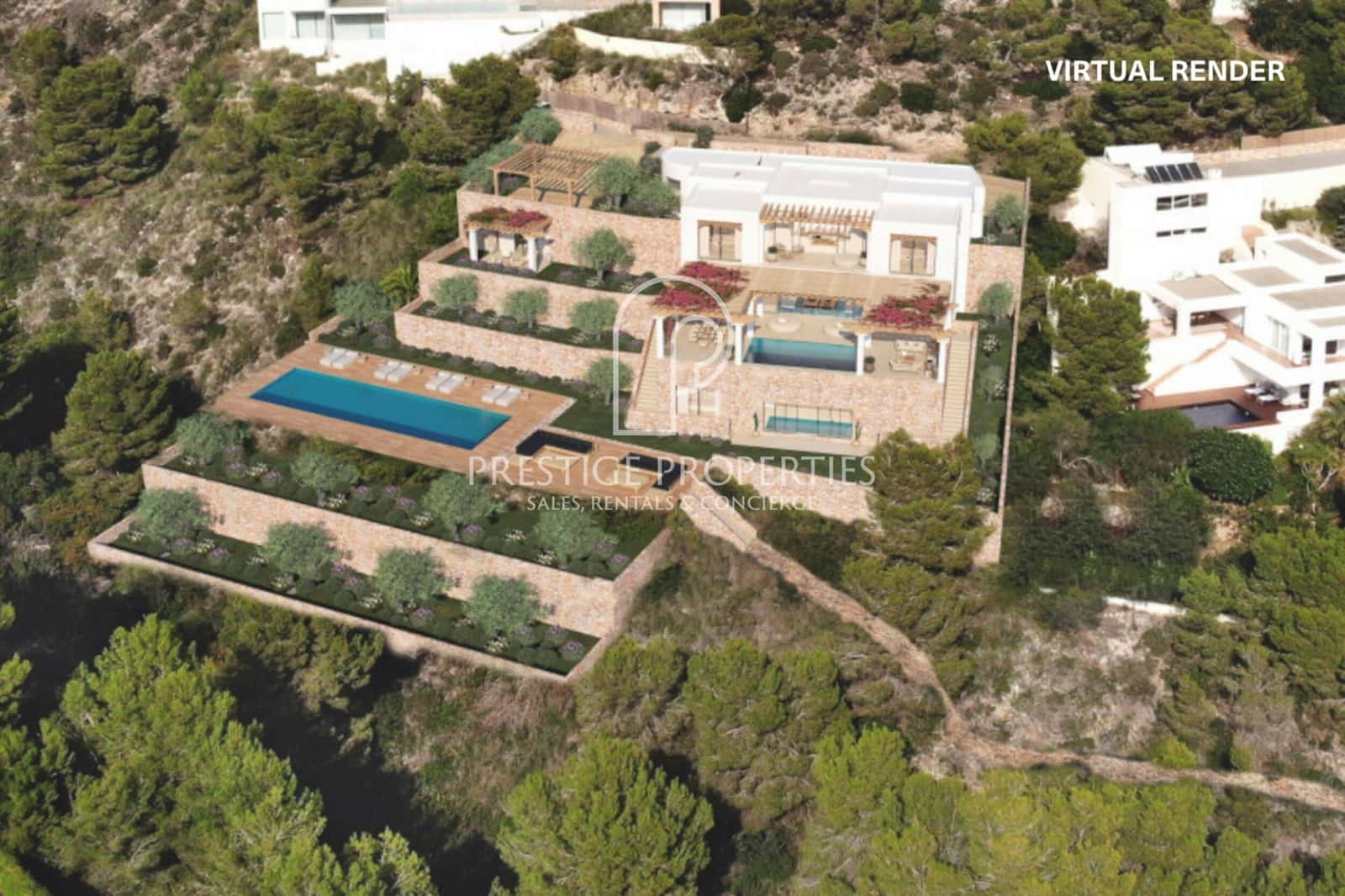 7 soveværelse Villa til salg i Santa Eulalia / Santa Eularia med swimmingpool garage - € 6.950.000 (Ref: 10014960)