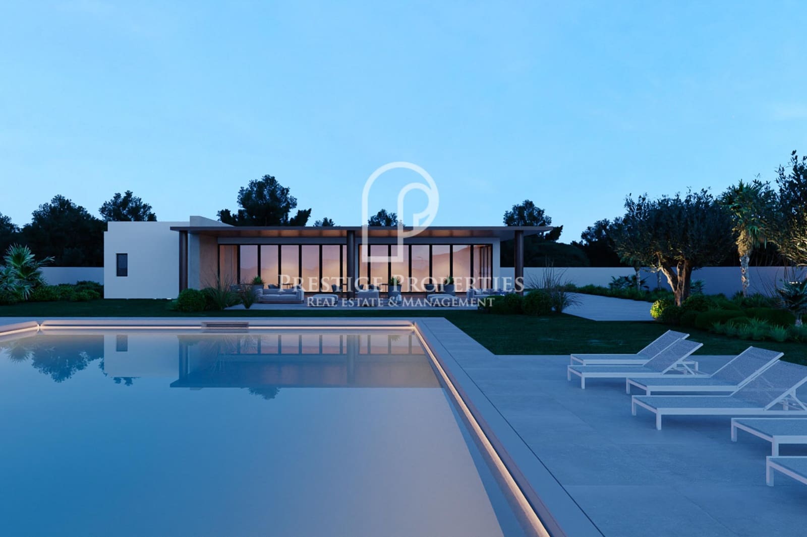 Chalet de 4 habitaciones en Santa Eulalia / Santa Eularia en venta con piscina garaje - 2.460.000 € (Ref: 6891374)