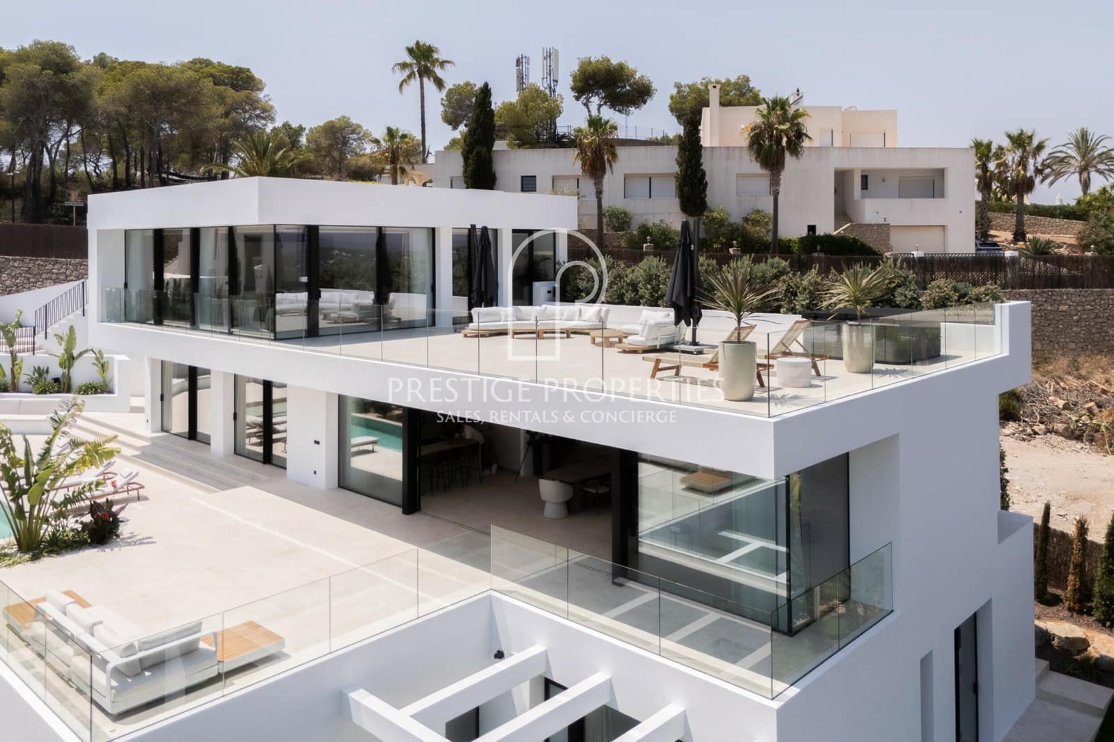 7 sypialnia Willa na sprzedaż w Santa Eulalia / Santa Eularia z basenem garażem - 6 300 000 € (Ref: 7466969)