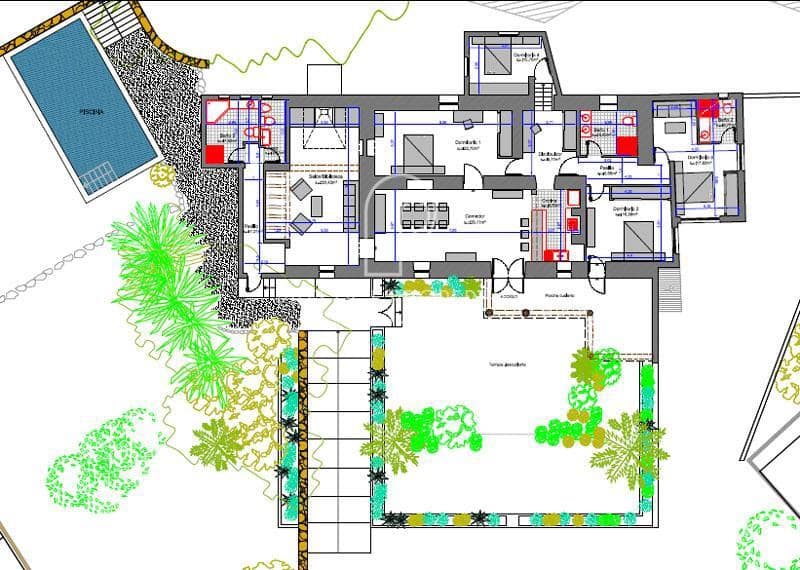 4 soveværelse Finca/Landehus til salg i Sant Joan de Labritja med swimmingpool garage - € 2.190.000 (Ref: 7921564)