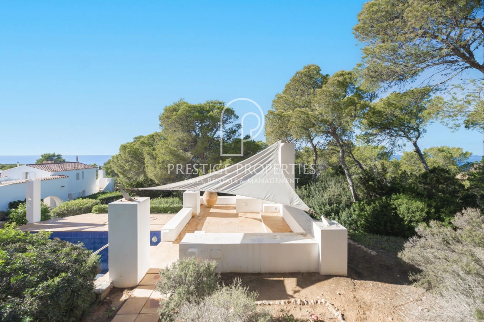 4 sypialnia Willa na sprzedaż w San Jose / Sant Josep de Sa Talaia z basenem - 1 850 000 € (Ref: 7975973)