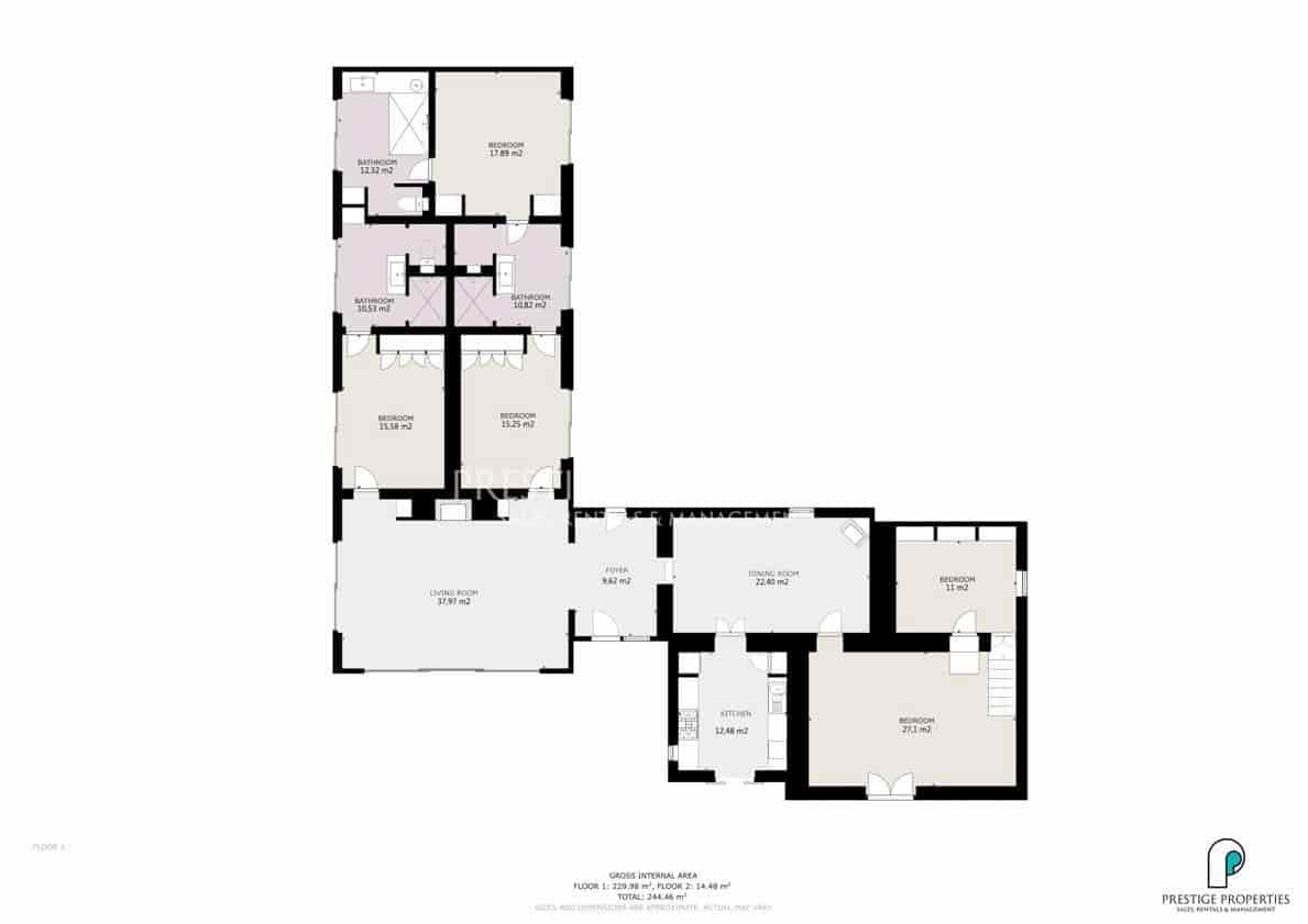 5 soveværelse Finca/Landehus til salg i Sant Antoni de Portmany med swimmingpool garage - € 4.940.000 (Ref: 8390093)