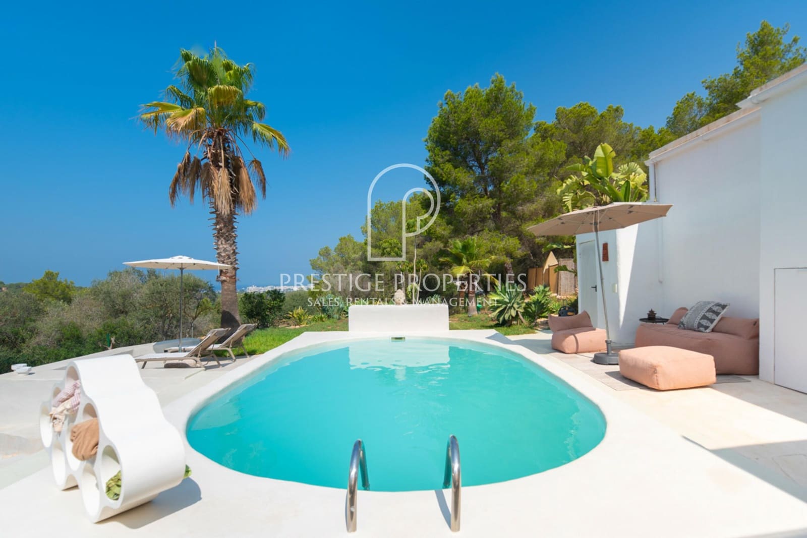 5 chambre Finca/Maison de Campagne à vendre à Sant Antoni de Portmany avec piscine - 2 950 000 € (Ref: 8501280)