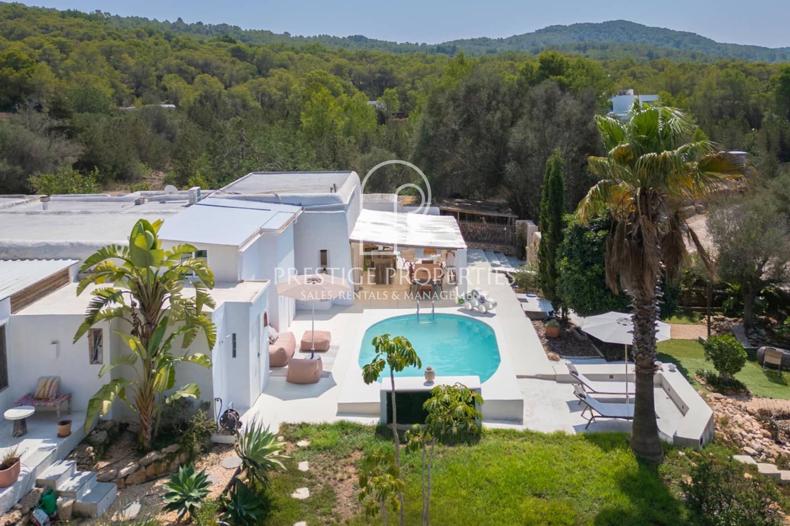 5 chambre Finca/Maison de Campagne à vendre à Sant Antoni de Portmany avec piscine - 2 950 000 € (Ref: 8501280)