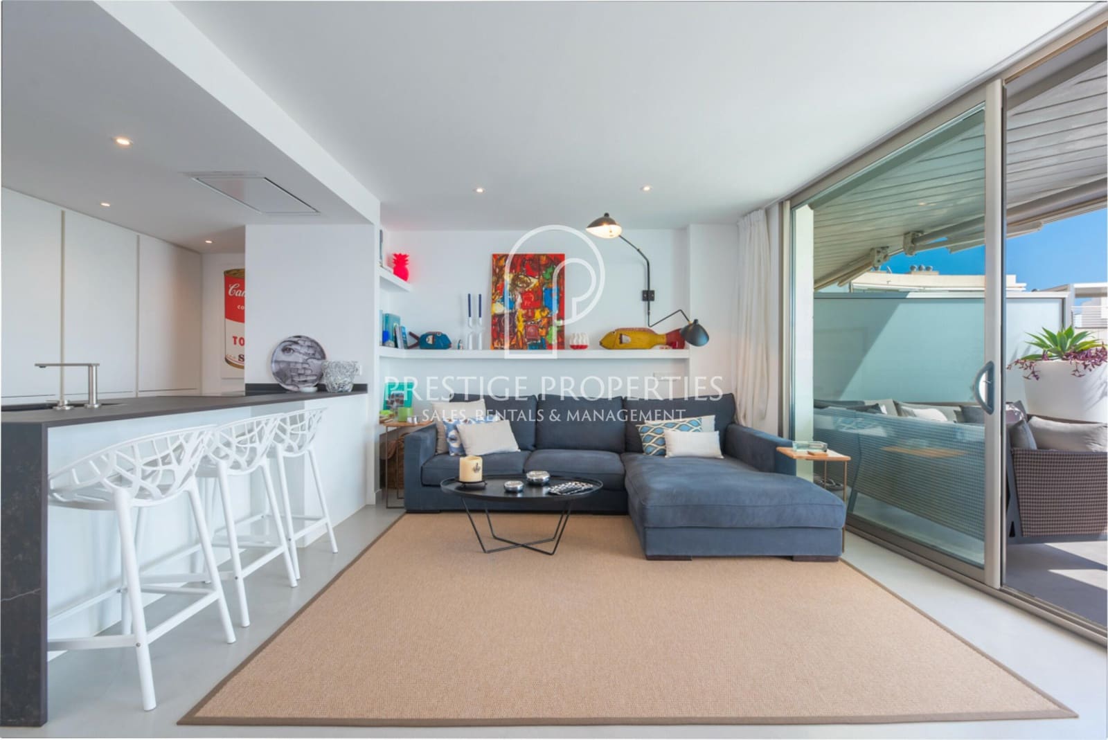 Apartamento de 2 habitaciones en Ibiza / Eivissa ciudad en venta con piscina garaje - 1.450.000 € (Ref: 8571768)