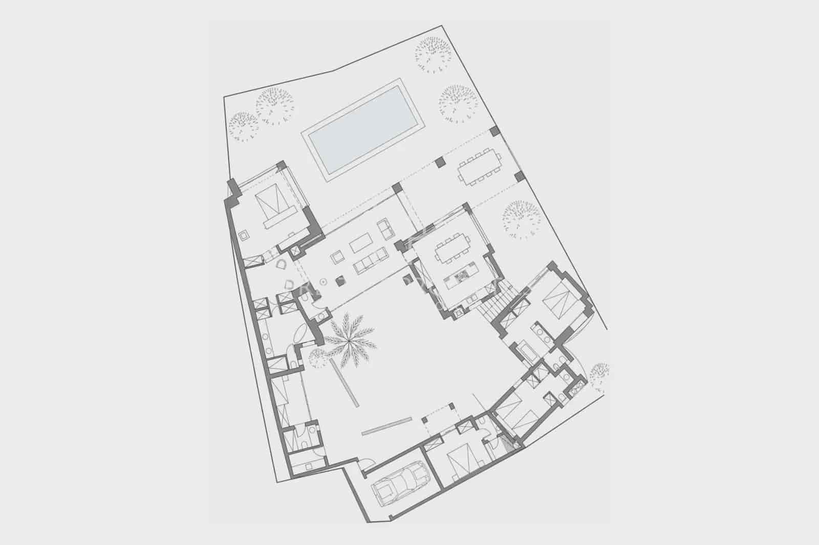 5 makuuhuone Huvila myytävänä paikassa San Jose / Sant Josep de Sa Talaia mukana uima-altaan 
autotalli - 3 990 000 € (Ref: 8677256)