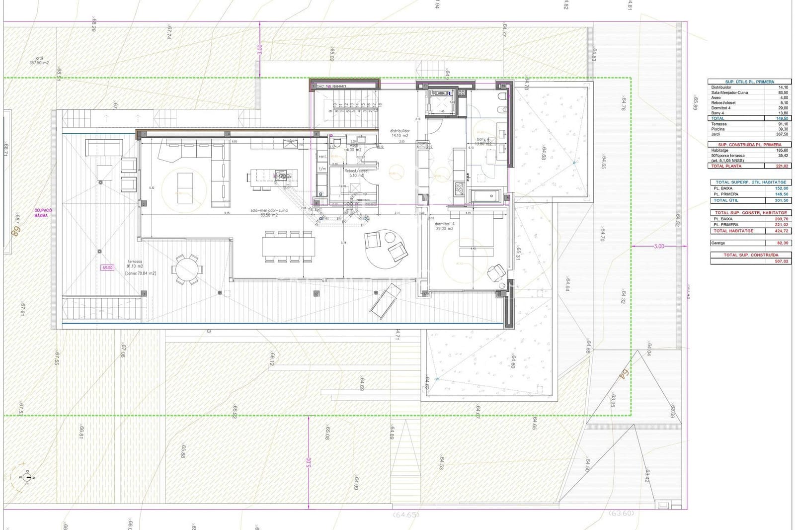 5 camera da letto Villa in vendita in Santa Eulalia / Santa Eularia con piscina garage - 5.500.000 € (Rif: 8948199)