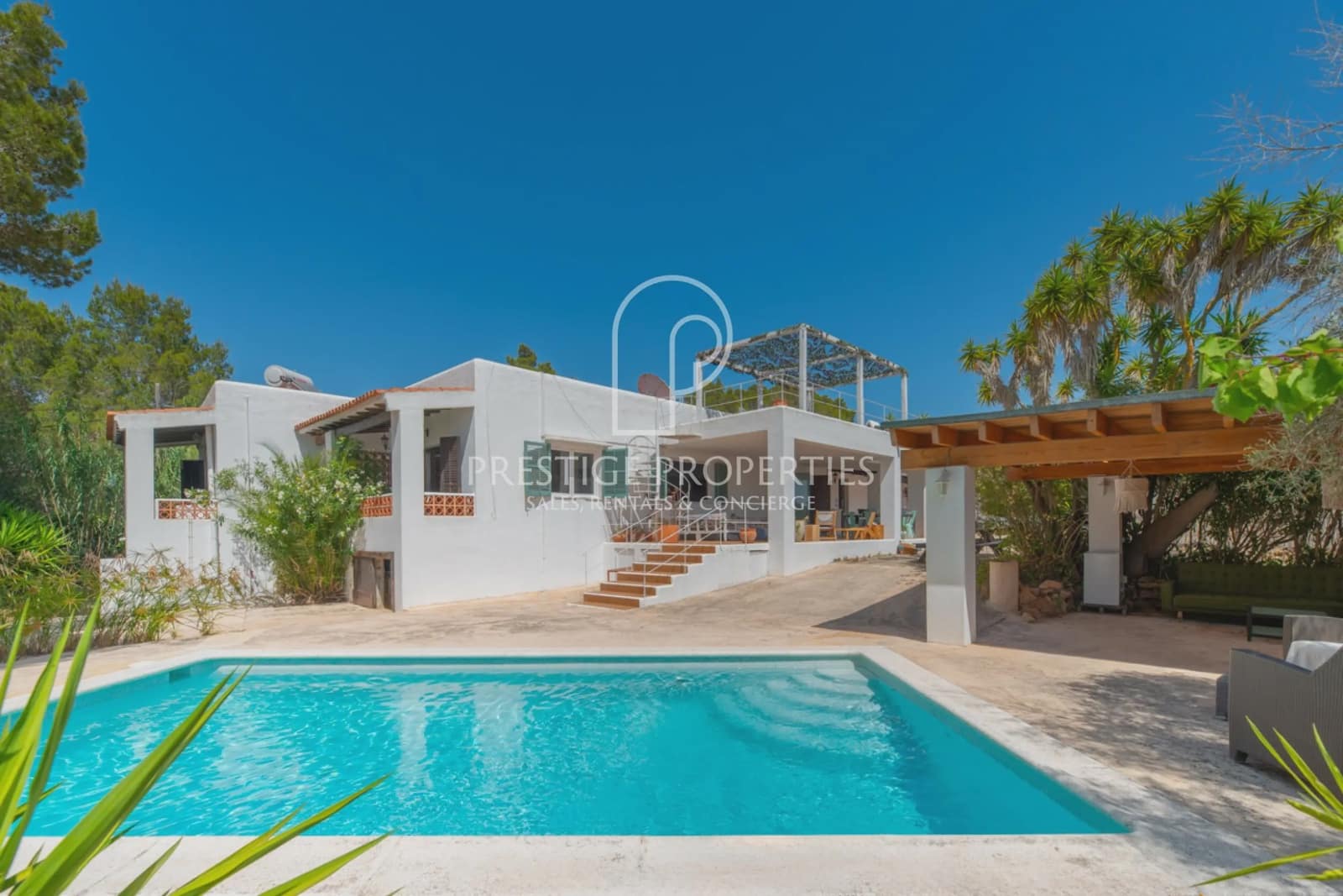 5 soveværelse Finca/Landehus til salg i Sant Antoni de Portmany med swimmingpool garage - € 1.495.000 (Ref: 9066968)