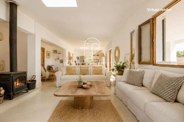 5 sovrum Finca/Hus på landet till salu i Sant Antoni de Portmany med pool garage - 1 495 000 € (Ref: 9066968)