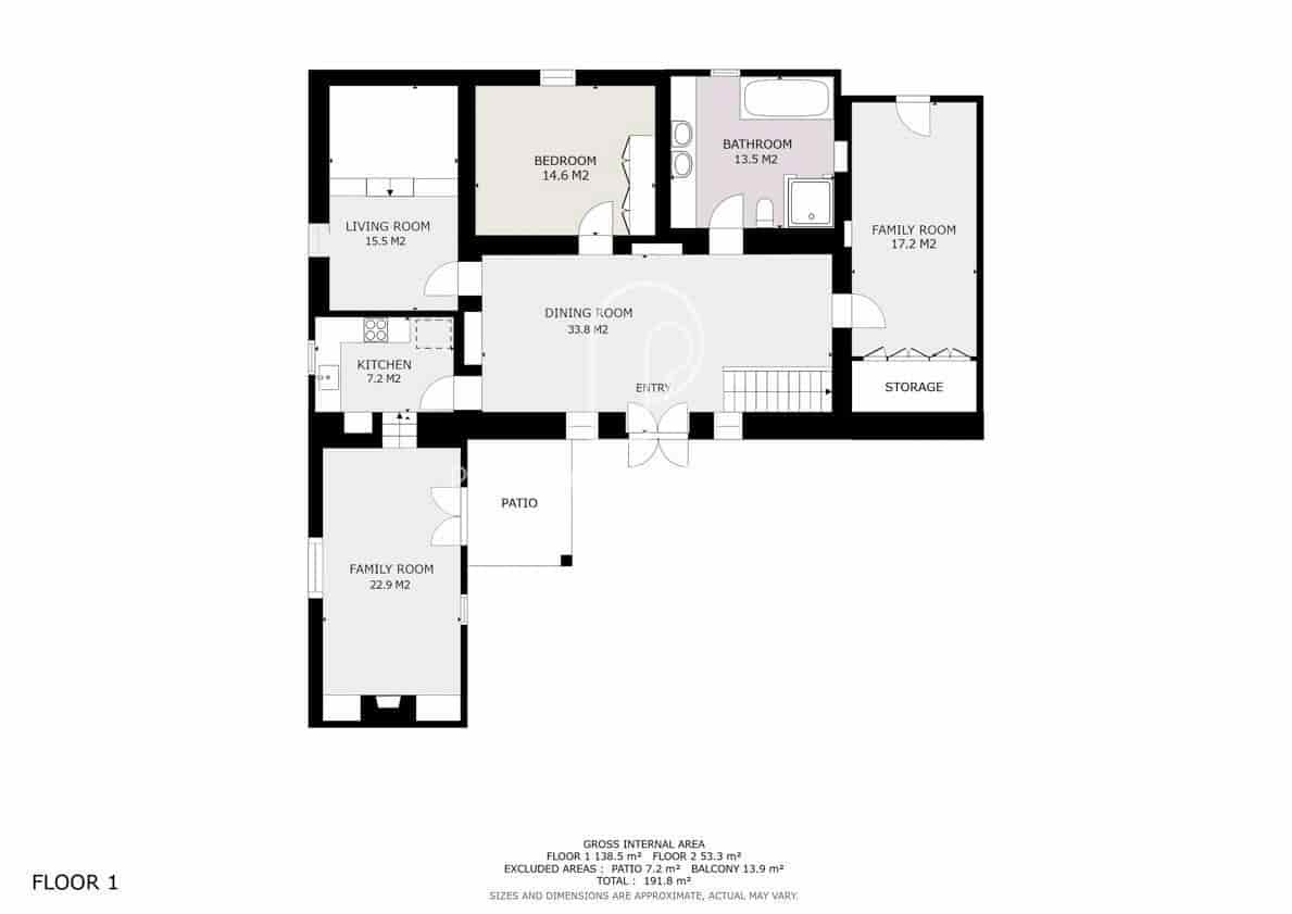 4 soveværelse Finca/Landehus til salg i Santa Eulalia / Santa Eularia med swimmingpool garage - € 3.490.000 (Ref: 9144646)