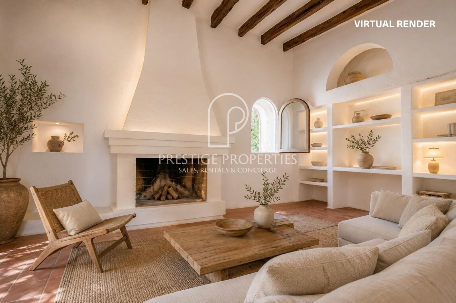 4 chambre Finca/Maison de Campagne à vendre à Santa Eulalia / Santa Eularia avec piscine garage - 3 450 000 € (Ref: 9193273)