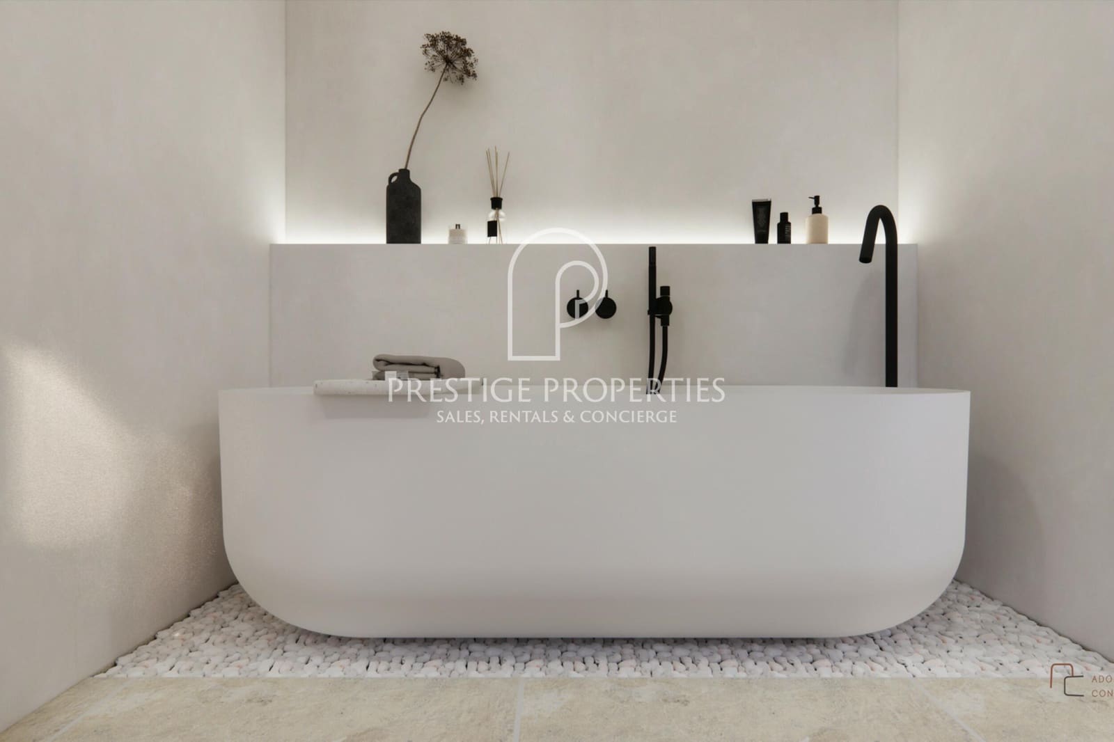 4 makuuhuone Huvila myytävänä paikassa Sant Antoni de Portmany mukana uima-altaan 
autotalli - 4 200 000 € (Ref: 9777339)