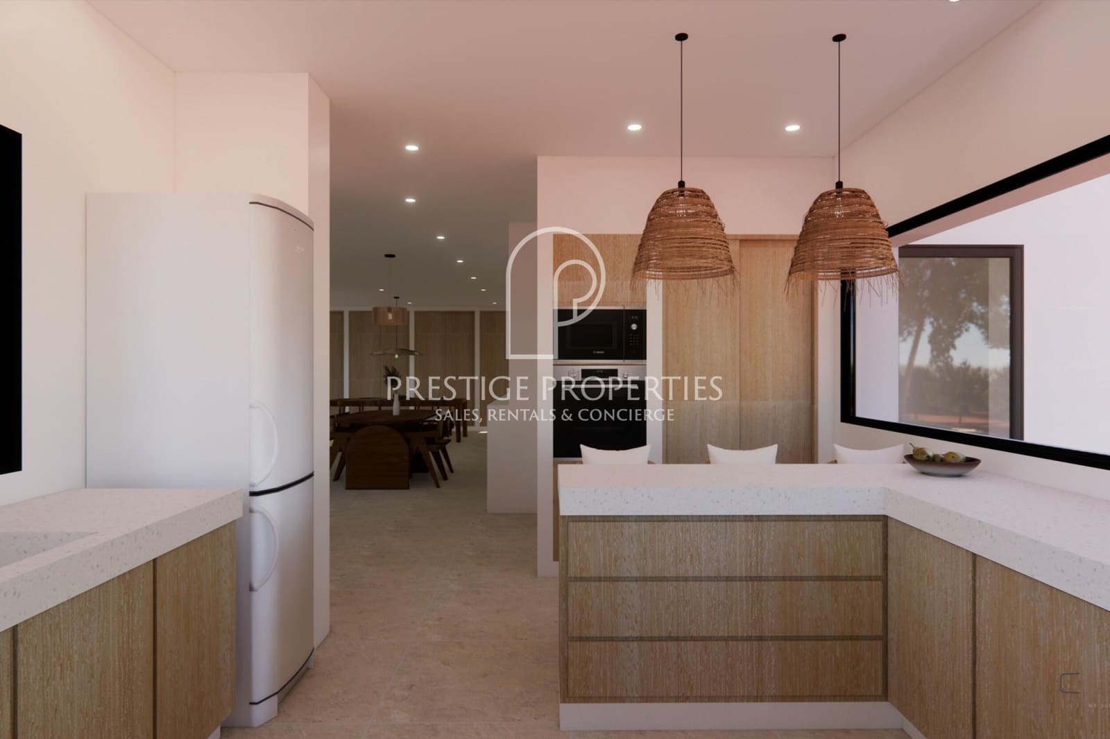 4 makuuhuone Huvila myytävänä paikassa Sant Antoni de Portmany mukana uima-altaan 
autotalli - 4 200 000 € (Ref: 9777339)