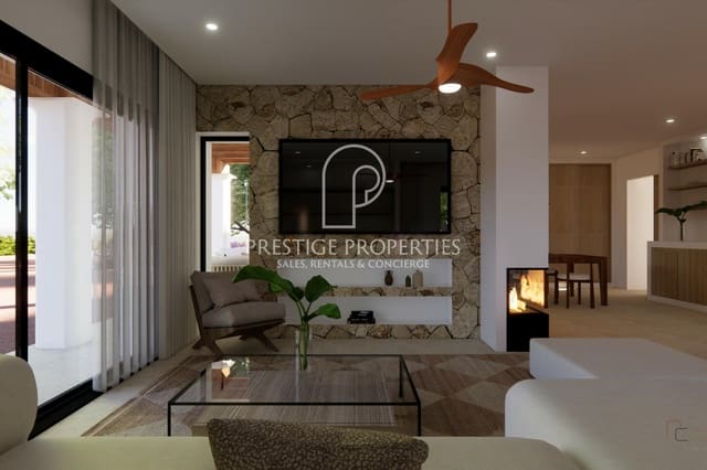 4 makuuhuone Huvila myytävänä paikassa Sant Antoni de Portmany mukana uima-altaan 
autotalli - 4 200 000 € (Ref: 9777339)