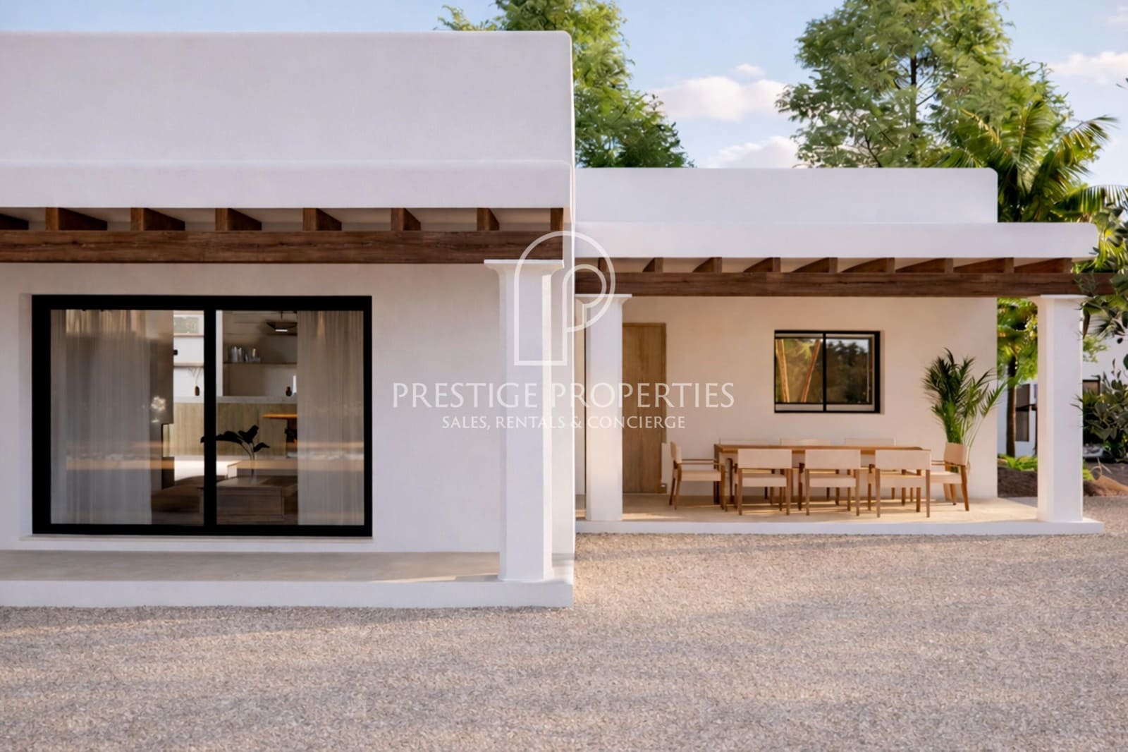 4 makuuhuone Huvila myytävänä paikassa Sant Antoni de Portmany mukana uima-altaan 
autotalli - 4 200 000 € (Ref: 9777339)