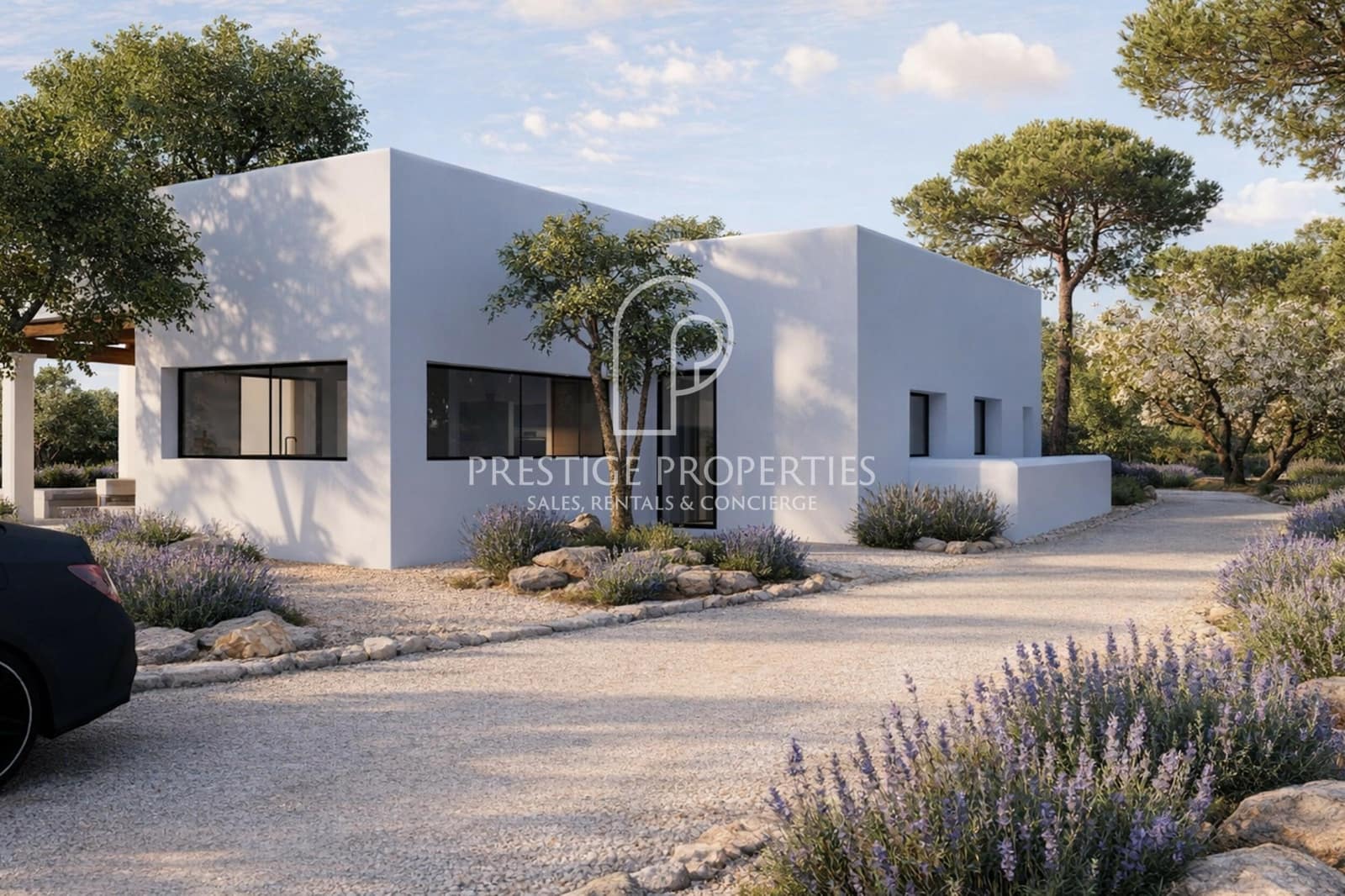 4 makuuhuone Huvila myytävänä paikassa Sant Antoni de Portmany mukana uima-altaan 
autotalli - 4 200 000 € (Ref: 9777339)