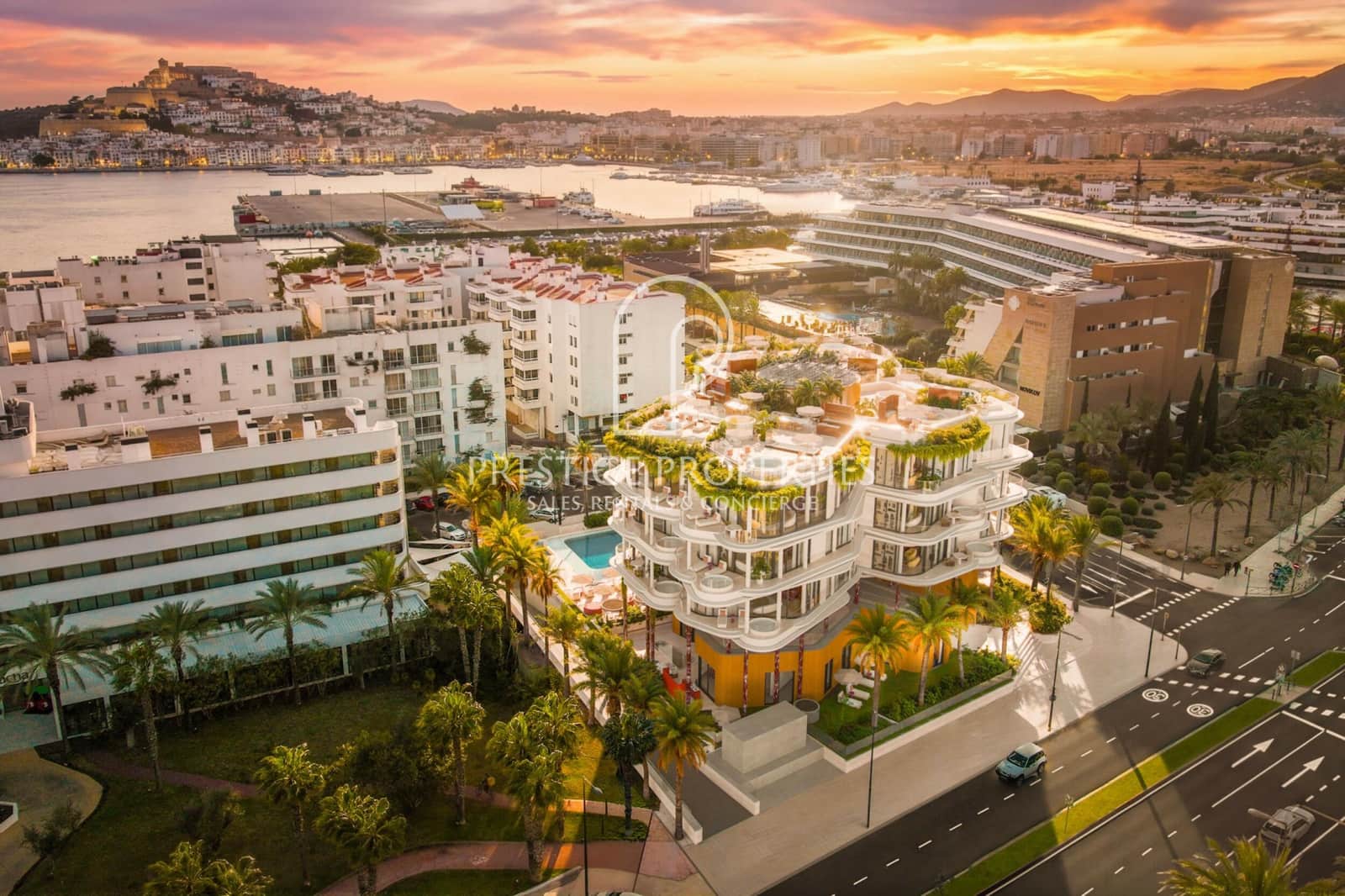 3 sypialnia Apartament na sprzedaż w Miasto Ibiza / Eivissa z basenem garażem - 7 022 192 € (Ref: 9972535)