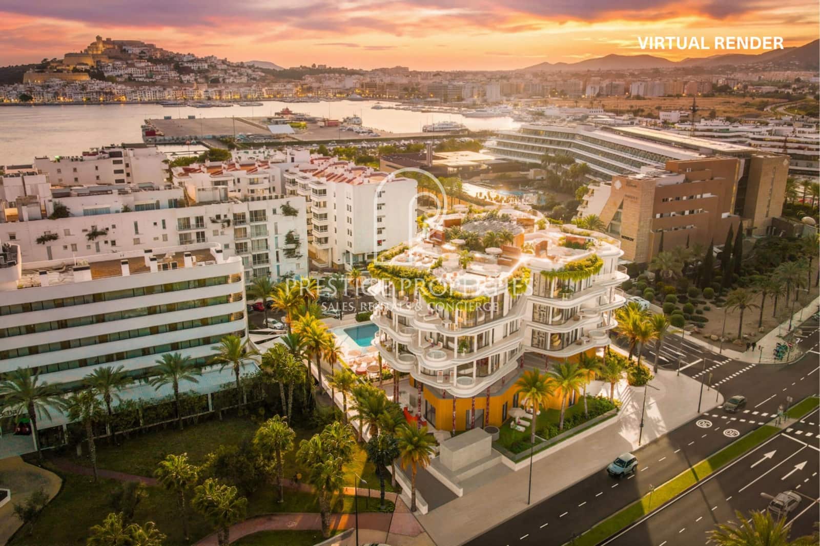 3 sovrum Lägenhet till salu i Ibiza stad med pool garage - 9 000 001 € (Ref: 9972537)