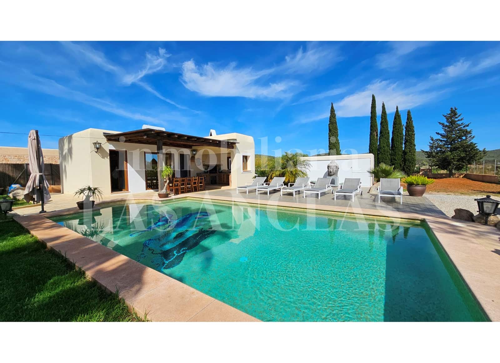 4 camera da letto Finca/Casa di Campagna in vendita in Santa Gertrudis de Fruitera con piscina - 3.150.000 € (Rif: 9850621)