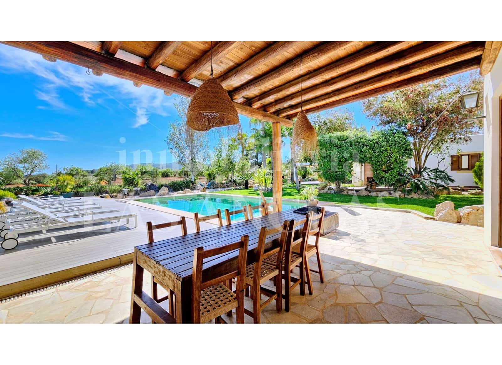 4 camera da letto Finca/Casa di Campagna in vendita in Santa Gertrudis de Fruitera con piscina - 3.150.000 € (Rif: 9850621)