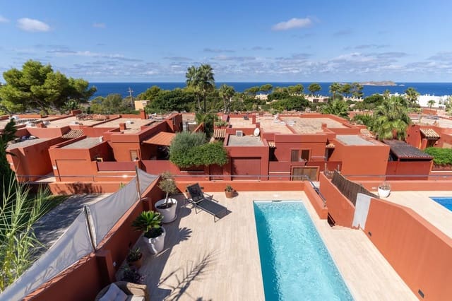 Chalet de 2 habitaciones en Cala Tarida, San Jose / Sant Josep de Sa Talaia en venta con piscina garaje - 995.000 € (Ref: 7668231)