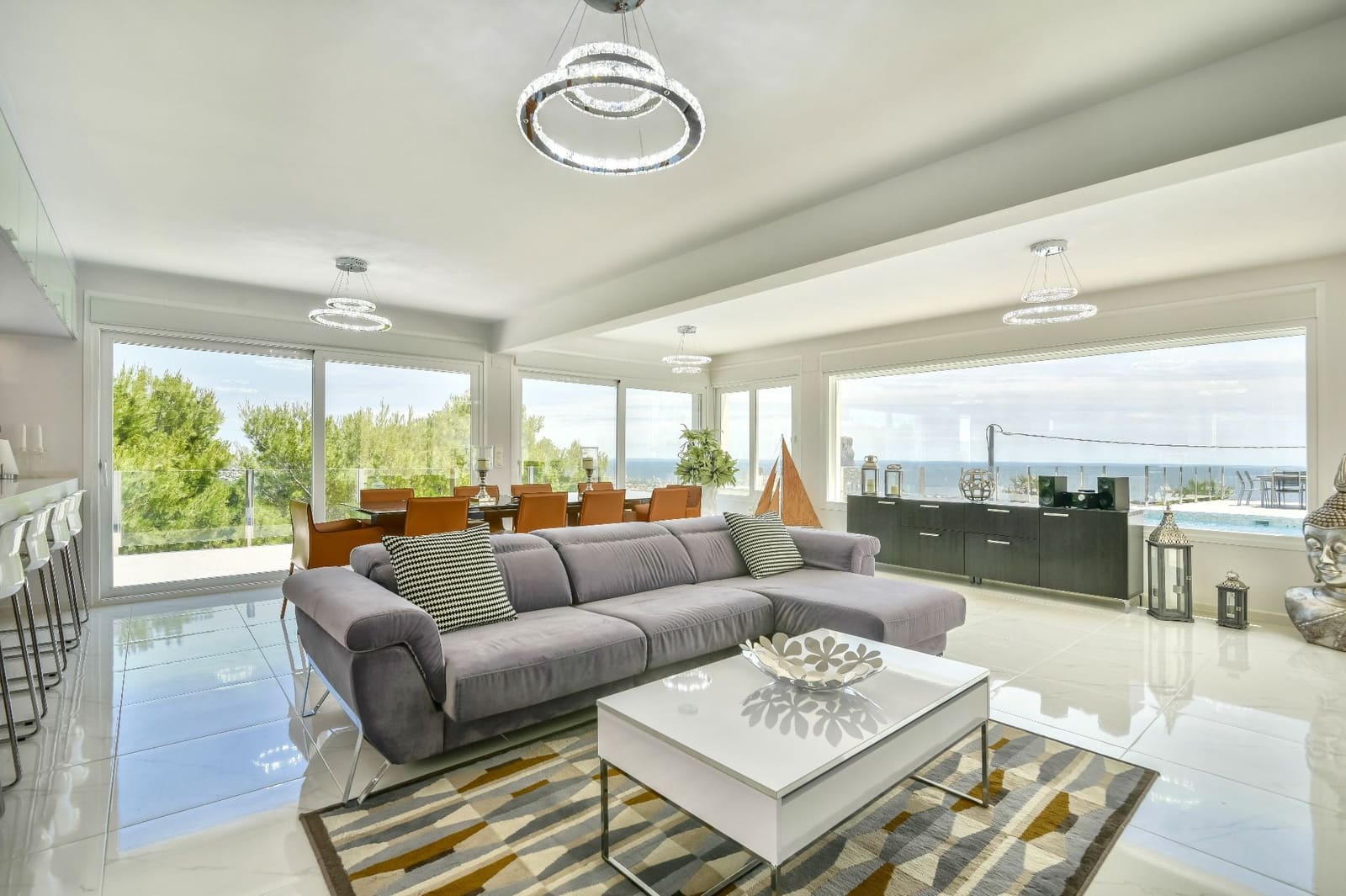 5 sypialnia Willa na sprzedaż w Calpe / Calp z basenem garażem - 1 375 000 € (Ref: 7935276)