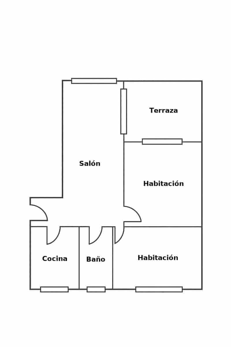 2 soverom Leilighet til leie i Gandia - € 550 (Ref: 9029826)