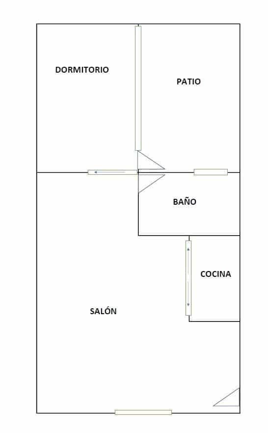 1 makuuhuone Huoneisto myytävänä paikassa Malaga kaupunki - 320 000 € (Ref: 10059463)