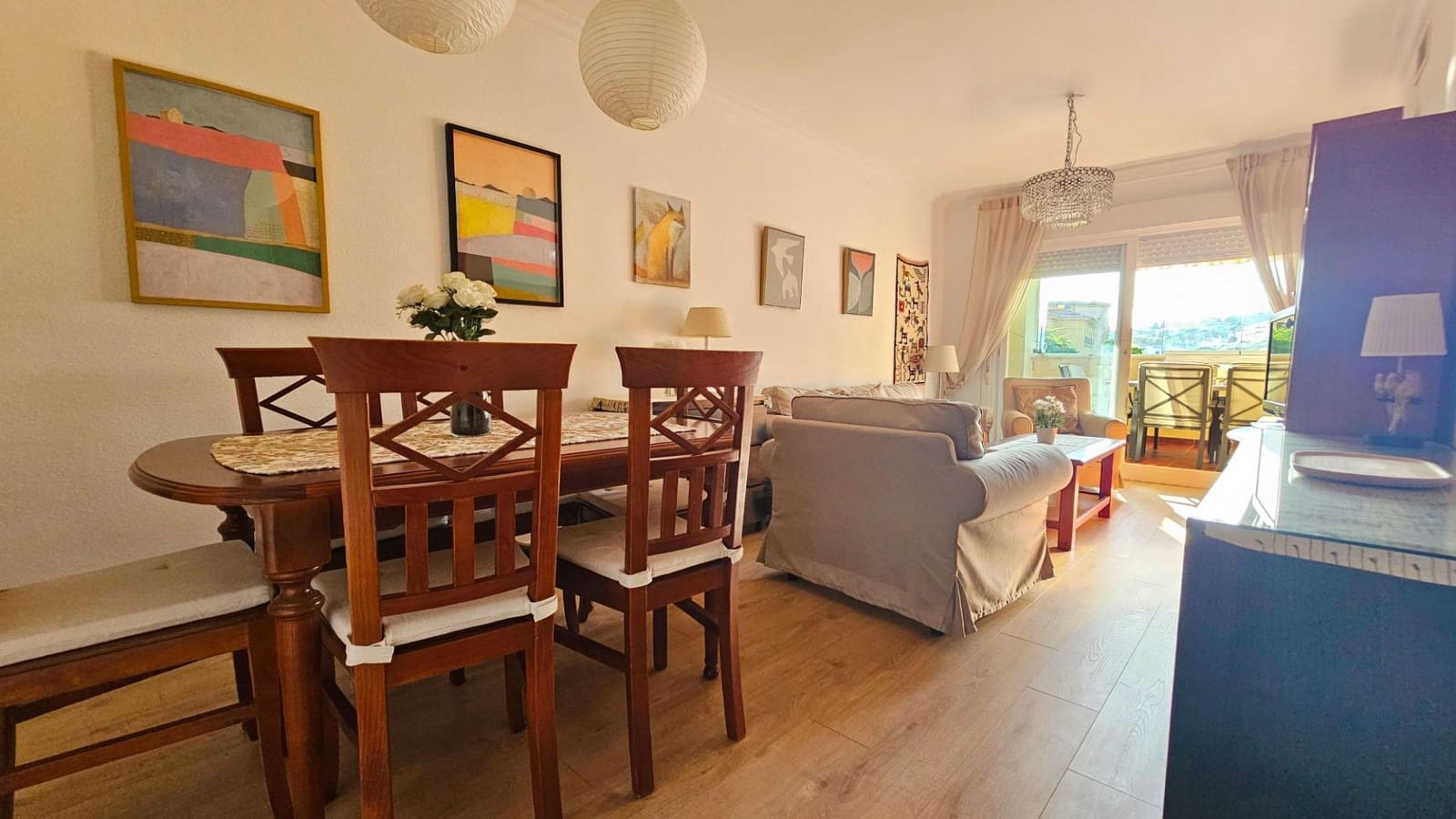 3 Zimmer Apartment zu vermieten in Torrequebrada mit Pool Garage - 1.300 € (Ref: 10131969)