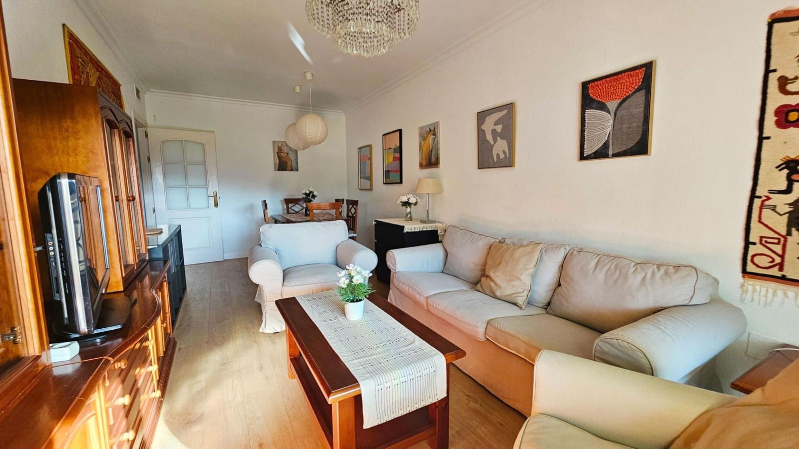 3 Zimmer Apartment zu vermieten in Torrequebrada mit Pool Garage - 1.300 € (Ref: 10131969)