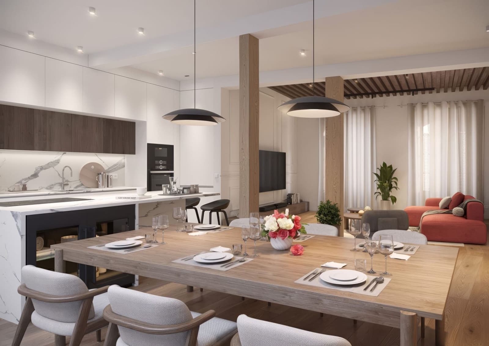 2 chambre Appartement à vendre à Malaga ville - 1 812 500 € (Ref: 9271713)