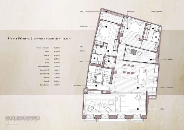 2 chambre Appartement à vendre à La Victoria, Malaga ville - 1 812 500 € (Ref: 9271713)