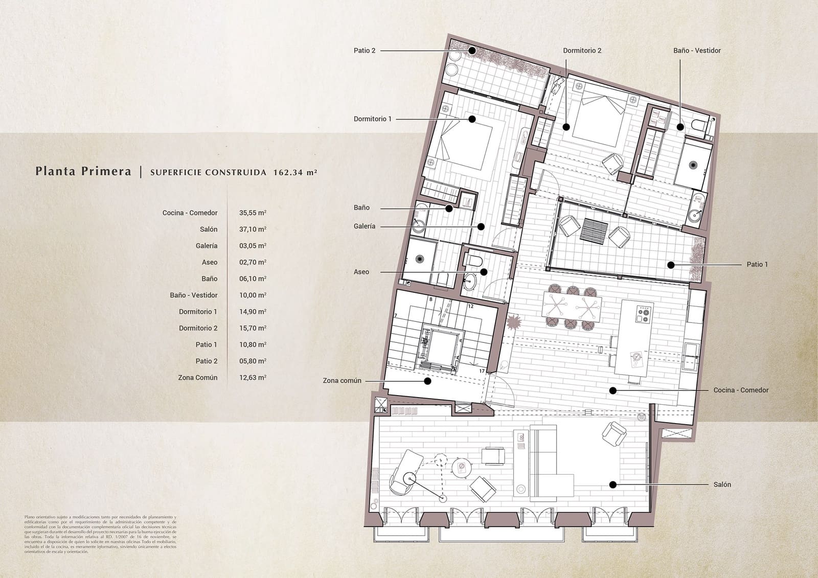 2 chambre Appartement à vendre à Malaga ville - 1 812 500 € (Ref: 9271713)
