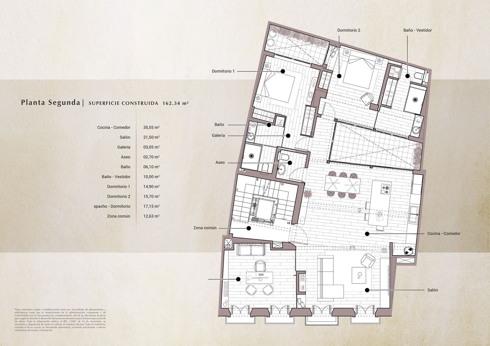 2 chambre Appartement à vendre à Malaga ville - 1 812 500 € (Ref: 9271713)