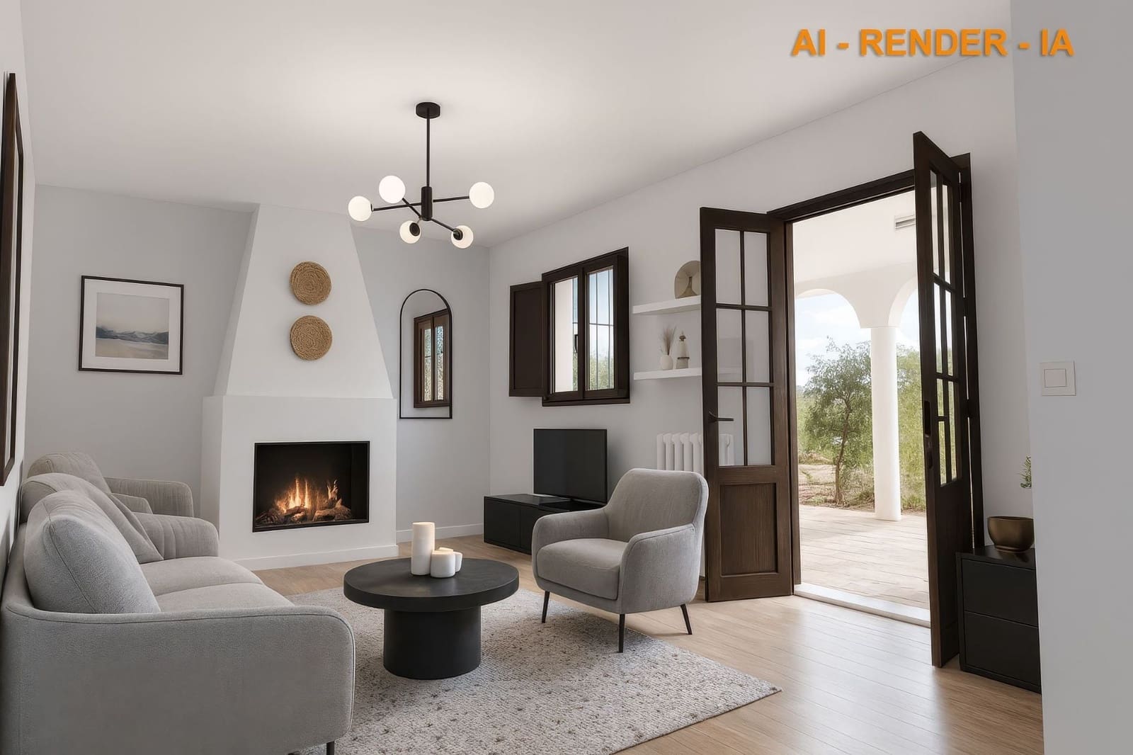 3 soveværelse Finca/Landehus til salg i Guaro med swimmingpool - € 330.000 (Ref: 9395275)