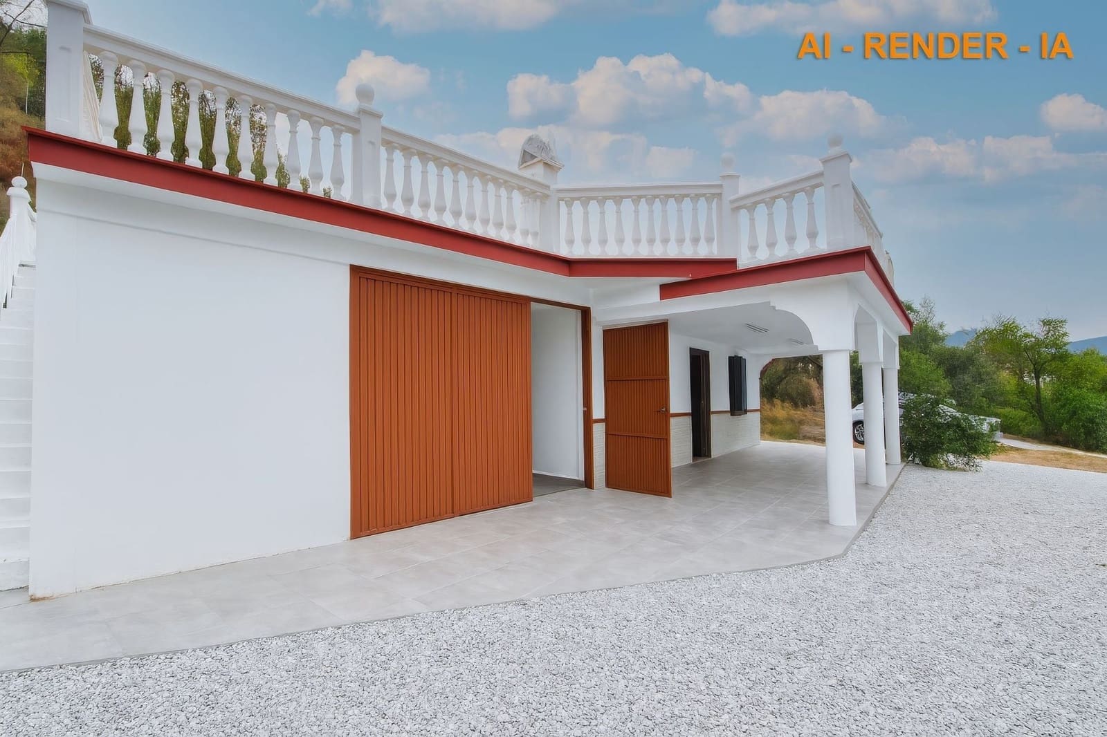 3 soveværelse Finca/Landehus til salg i Guaro med swimmingpool - € 330.000 (Ref: 9395275)