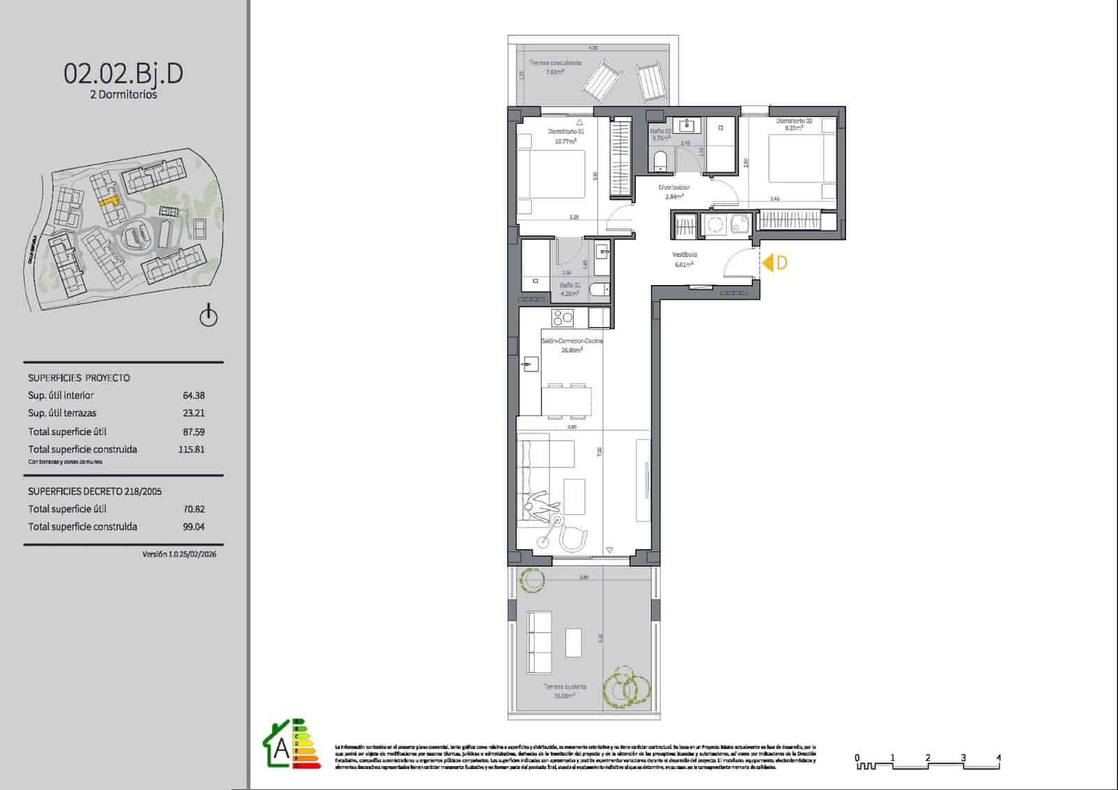 2 bedroom Apartment for sale in Mijas Costa with pool - € 325,000 (Ref: 9724905)