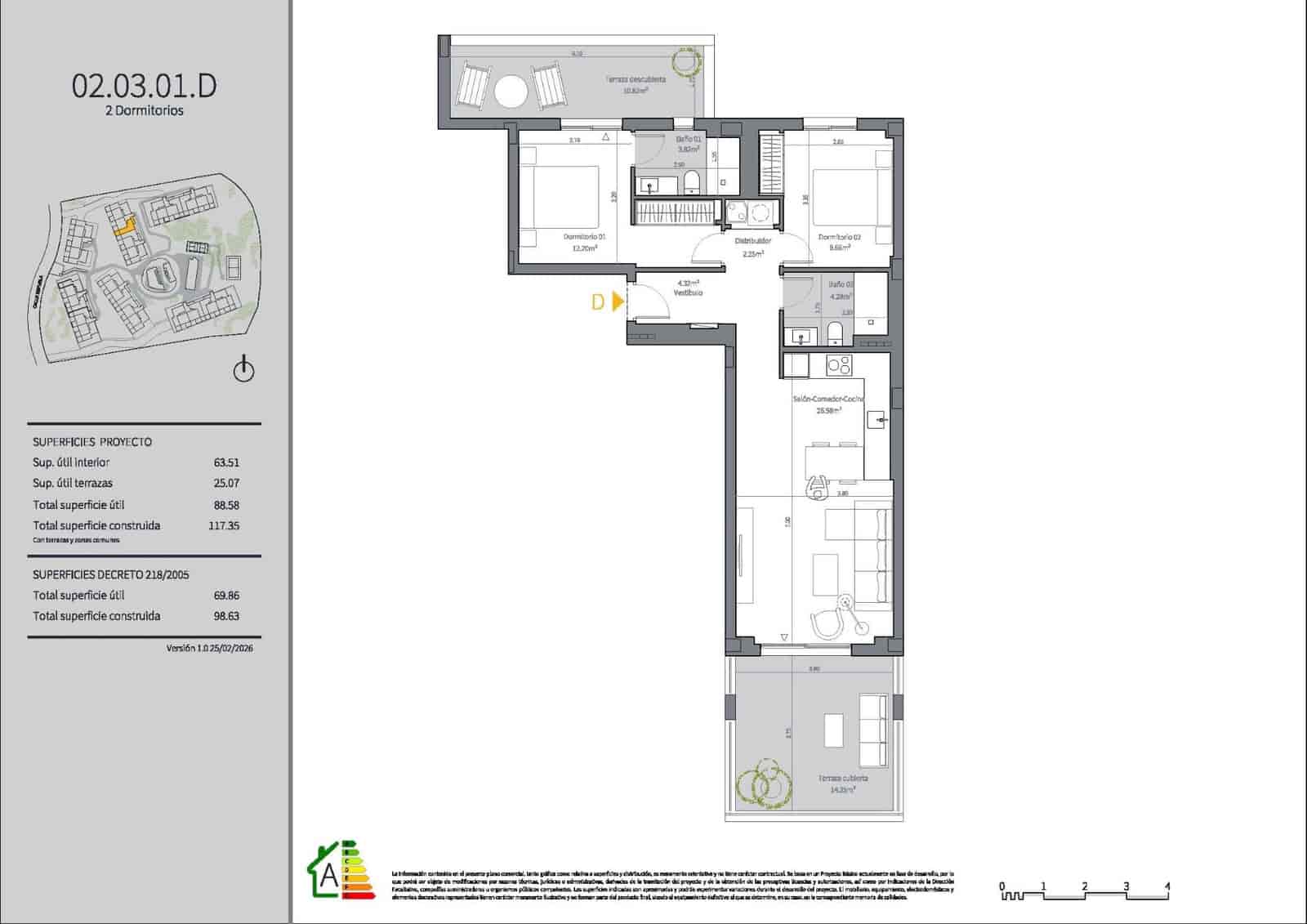 2 bedroom Apartment for sale in Mijas Costa with pool - € 325,000 (Ref: 9724905)